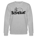 BLÜMERANT-Unisex Bio-Sweatshirt mit Berliner Schnauze - Grau meliert
