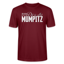 MUMPITZ-Unisex T-Shirt BIO-dunkel - Burgunderrot