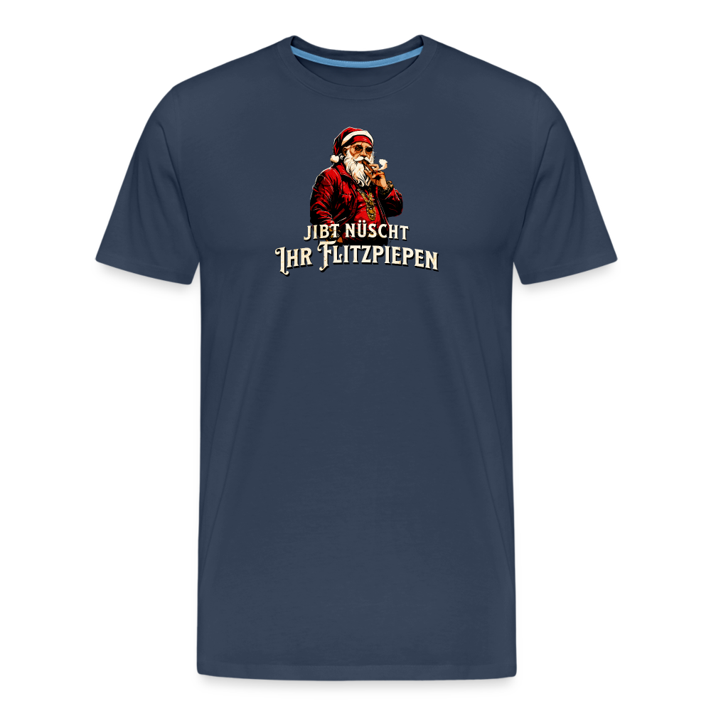 JIBT NÜSCHT IHR FLITZPIEPEN-Männer Premium Bio T-Shirt - Navy