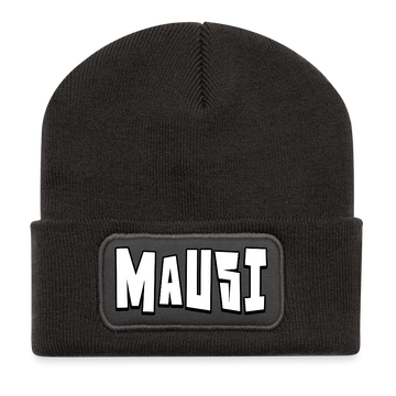 Berliner Kosewort-MAUSI-Beanie - Dunkelgrau