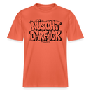 Berlin Shirt-NÜSCHT DARF ICK-RELAXED FIT Unisex Organic T-Shirt - Hellrot