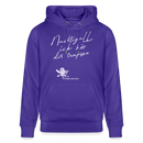 NACHTIGALL ICK HÖR DIR TRAPSEN-Unisex Bio-Hoodie - Purple Love 