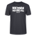 ICK MACH WAT ICK WILL-Unisex T-Shirt BIO - Dunkles Graublau