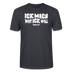 ICK MACH WAT ICK WILL-Unisex T-Shirt BIO - Dunkles Graublau