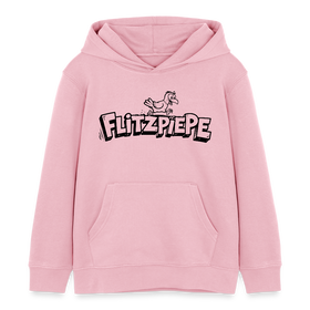 FLITZPIEPE-Kinder Bio-Hoodie 2026 - Hellrosa