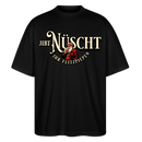 JIBT NÜSCHT IHR FLITZPIEPEN-Oversized Unisex Bio T-Shirt II - Schwarz