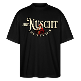 JIBT NÜSCHT IHR FLITZPIEPEN-Oversized Unisex Bio T-Shirt II - Schwarz