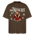 JIBT NÜSCHT-Oversized Unisex Bio T-Shirt-grummliger Bär - Dunkelbraun