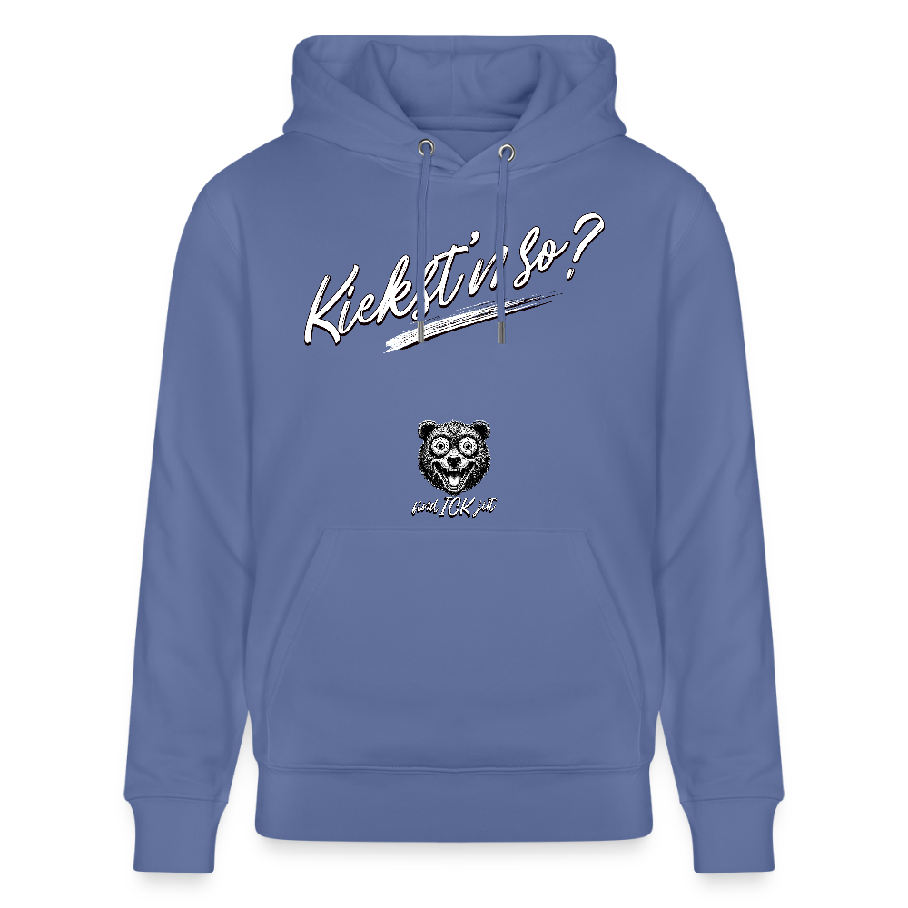 KIEKST'N SO?-Unisex Bio-Hoodie II - Blau