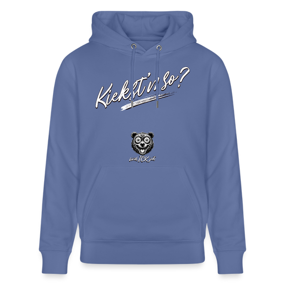 KIEKST'N SO?-Unisex Bio-Hoodie II - Blau