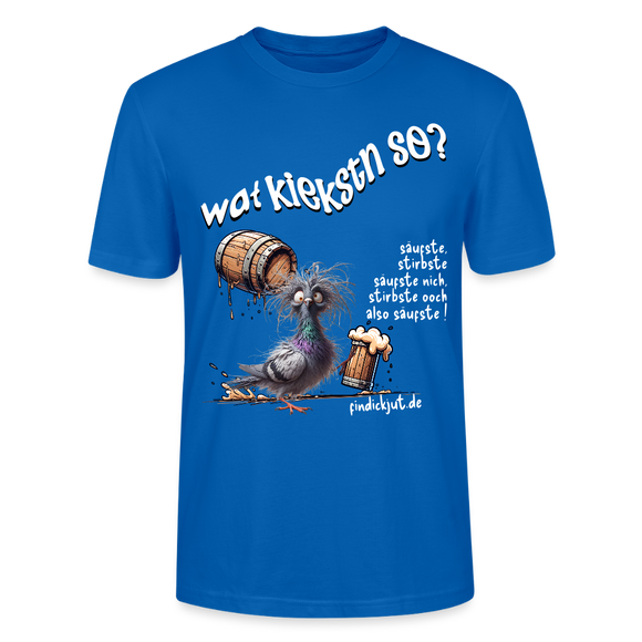 KIEKSTN SO?-Unisex T-Shirt II - Pfauenblau