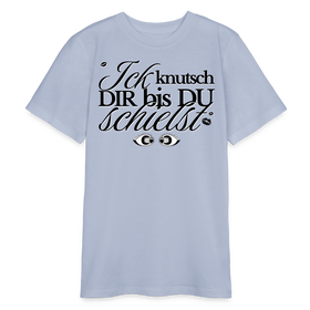 ICK KNUTSCH DIR - Bio Teenager T-Shirt - Lavendel-Violett