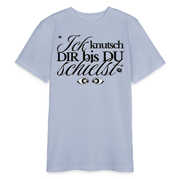ICK KNUTSCH DIR - Bio Teenager T-Shirt - Lavendel-Violett