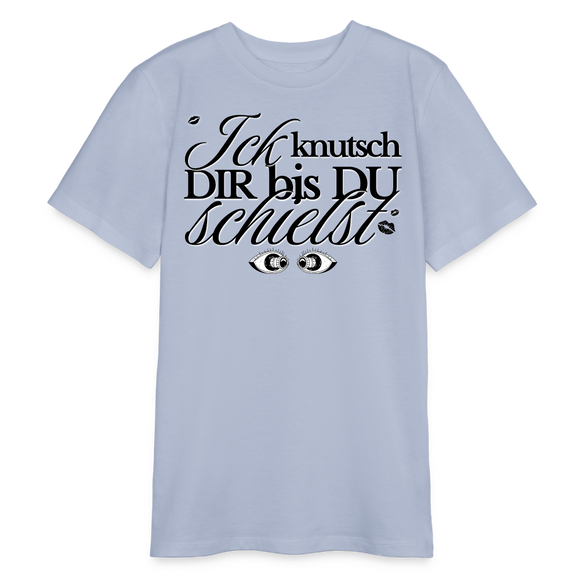 ICK KNUTSCH DIR - Bio Teenager T-Shirt - Lavendel-Violett
