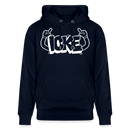 ICKE-Unisex Bio-Hoodie mit Berliner Schnauze - Navy