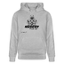NÜSCHT MUSS ICK-Unisex Bio-Hoodie - Grau meliert