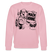Berlin Sweatshirt mit Berliner Schnauze-MACH HINNE-Unisex Bio-Sweatshirt - Hellrosa