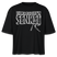 JEH MIR NICH UFFN SENKEL-Frauen Boxy Bio-T-Shirt - Schwarz