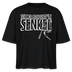 JEH MIR NICH UFFN SENKEL-Frauen Boxy Bio-T-Shirt - Schwarz