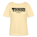 Berliner Begrüssung-TACHCHEN IHR FLITZPIEPEN-Rundhals Frauen Bio-T-Shirt - Creme