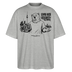 Berlin Souvenir mit Spruch-NEESE-Oversized Unisex Bio T-Shirt - Grau meliert