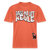 pass ma uff keule-Relaxed Fit Unisex Bio-T-Shirt II - Hellrot