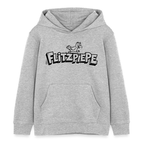FLITZPIEPE-Kinder Bio-Hoodie 2026 - Grau meliert