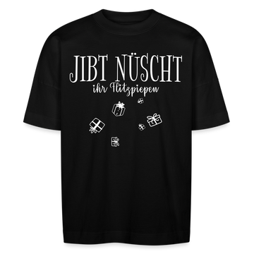 JIBT NÜSCHT - Unisex Oversize Bio-T-Shirt - Schwarz