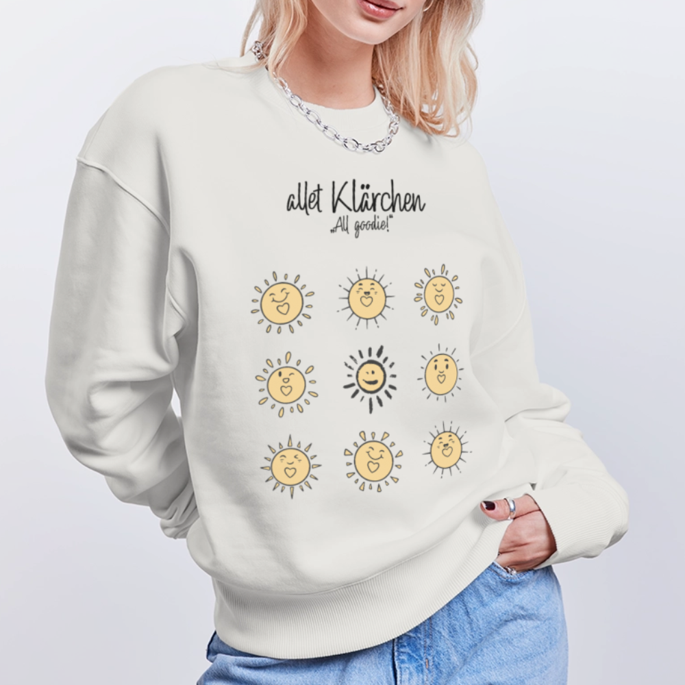 allet KLÄRCHEN-Unisex Oversize Bio Pullover - OFF WHITE