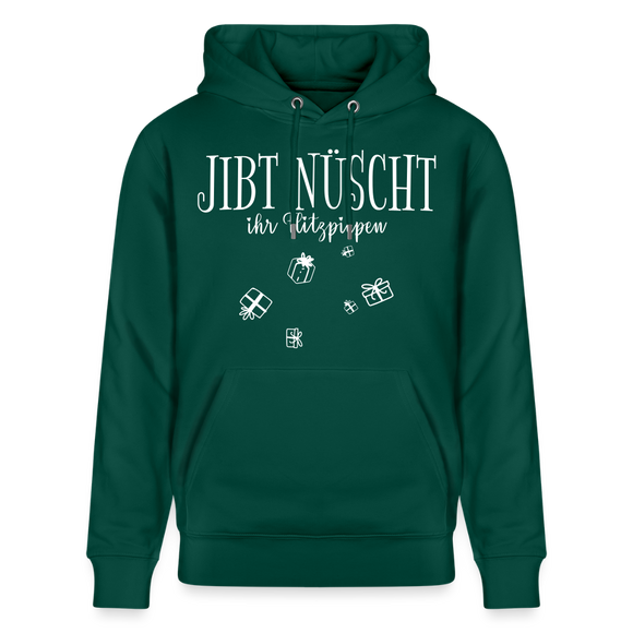 JIBT NÜSCHT - Unisex Bio-Hoodie - Forest