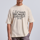 ICK KNUTSCH DIR - Unisex Oversize Bio-T-Shirt BLASTER - Naturweiß