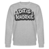DIT IS KNORKE-Unisex Bio-Sweatshirt mit echt Berliner Schnauze - Grau meliert