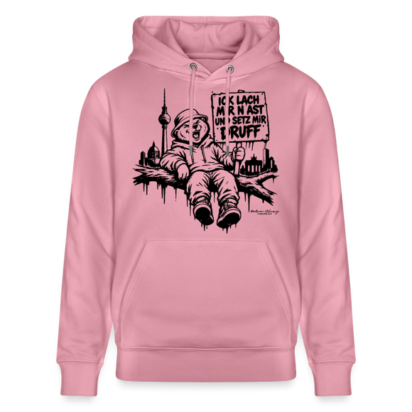 ICK LACH MIR N AST - Unisex Bio-Hoodie mit Berliner Berlin - Lila Traum