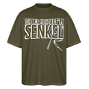 JEH MIR NICH UFFN SENKEL-Oversized Unisex Bio T-Shirt II - Khaki