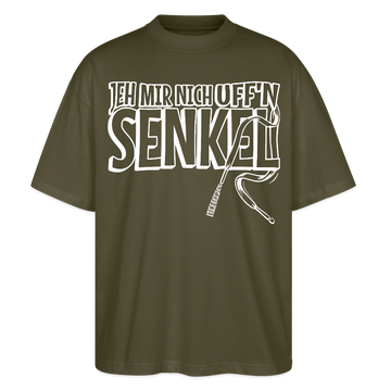 JEH MIR NICH UFFN SENKEL-Oversized Unisex Bio T-Shirt II - Khaki