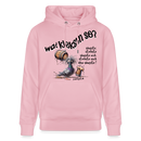 WAT KIEKSTN SO - Unisex Bio-Hoodie - Hellrosa