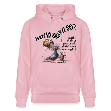 WAT KIEKSTN SO - Unisex Bio-Hoodie - Hellrosa