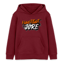 HAUPTSTADTJÖRE-Kinder Bio-Hoodie - Burgunderrot