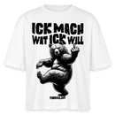 ICK MACH WAT ICK WILL-Frauen Boxy Bio-T-Shirt II - Weiß
