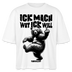 ICK MACH WAT ICK WILL-Frauen Boxy Bio-T-Shirt II - Weiß