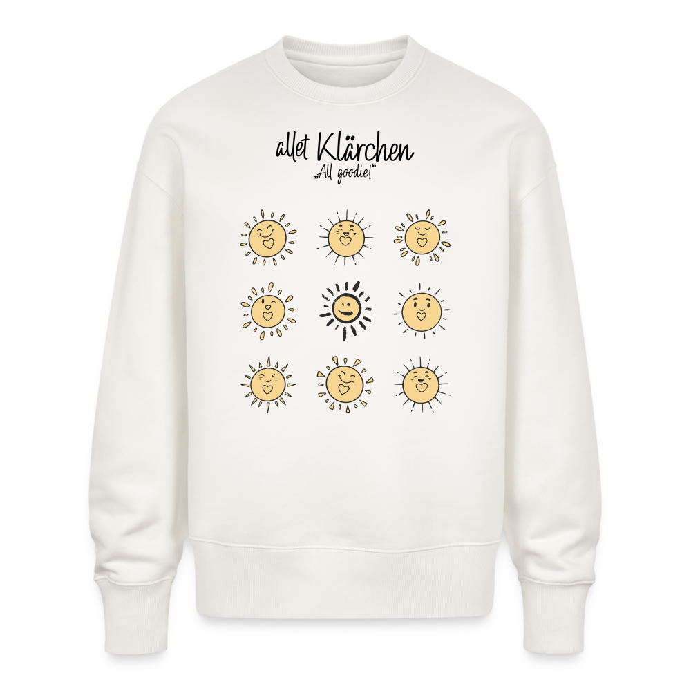 allet KLÄRCHEN-Unisex Oversize Bio Pullover - OFF WHITE