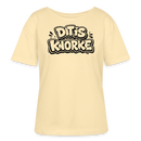 DIT IS KNORKE-Rundhals Frauen Bio-T-Shirt - Creme