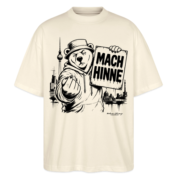 MACH HINNE – Berlin Souvenir -Oversized Unisex Bio T-Shirt - Natur