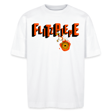 FLITZPIEPE - Unisex Oversize Bio-T-Shirt - Weiß