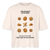 JEH MA NICH UFFN KEKS-Frauen Boxy Bio-T-Shirt - Naturweiß