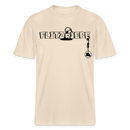 EINE FLITZPIEPE - Relaxed Fit Unisex Bio-T-Shirt - Naturweiß