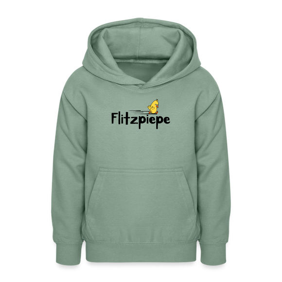 DIE FLITZPIEPE - Teenager Hoodie - Graugrün