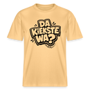 Berlin Schnauze uff RELAXED FIT Unisex Bio T-Shirt-DA KIEKSTE WA? - Hellgelb