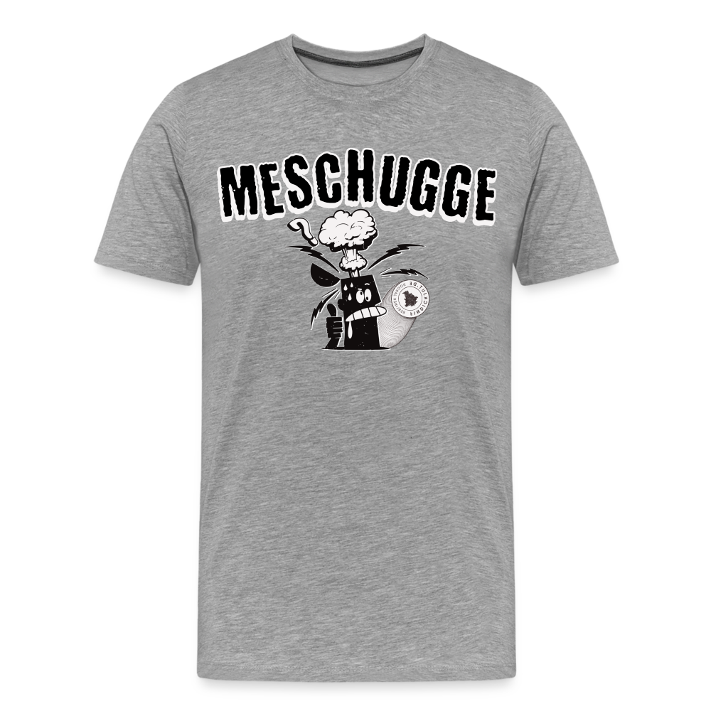 MESCHUGGE - Männer Premium T-Shirt - Grau meliert