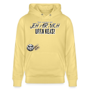 JEH MIR NICH UFFN KEKS-Unisex Bio-Hoodie - Gelb Viva 